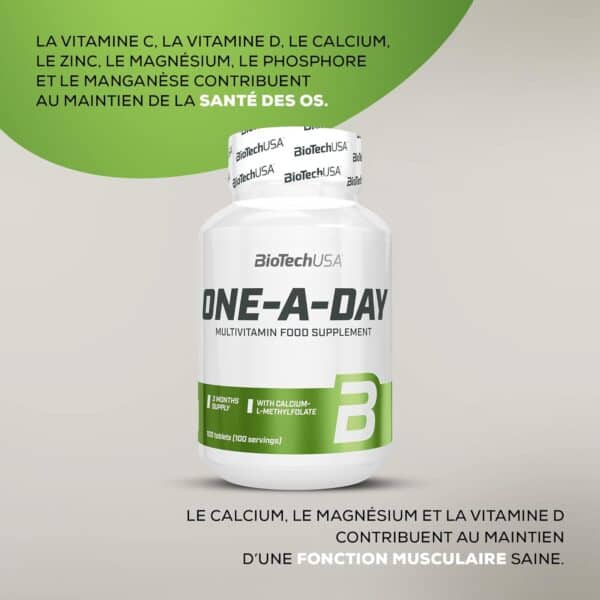 BioTechUSA One-A-Day Multivitamin | 12 Vitamines | 10 Minéraux