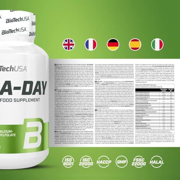 BioTechUSA One-A-Day Multivitamin | 12 Vitamines | 10 Minéraux