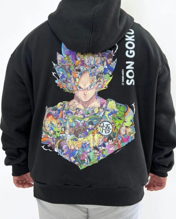 Sweat à capuche Goku Color – Style Anime Dragon Ball | Confort et Qualité