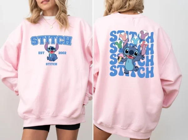 Capuche de Couple Stitch Disney Est. 2002