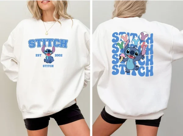 Capuche de Couple Stitch Disney Est. 2002