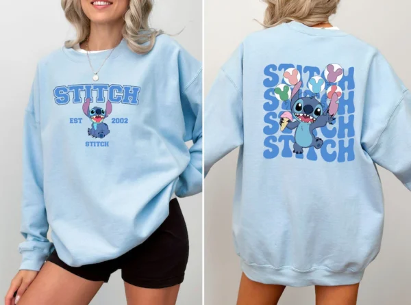 Capuche de Couple Stitch Disney Est. 2002