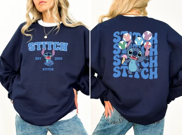 Capuche de Couple Stitch Disney Est. 2002