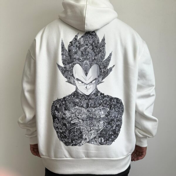 Sweat à capuche molleton Vegeta – Inspiré de Dragon Ball | Style Anime